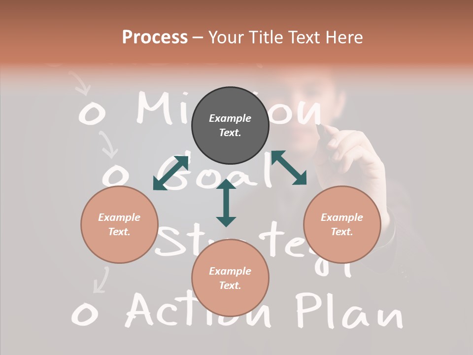 Label Character Solution PowerPoint Template