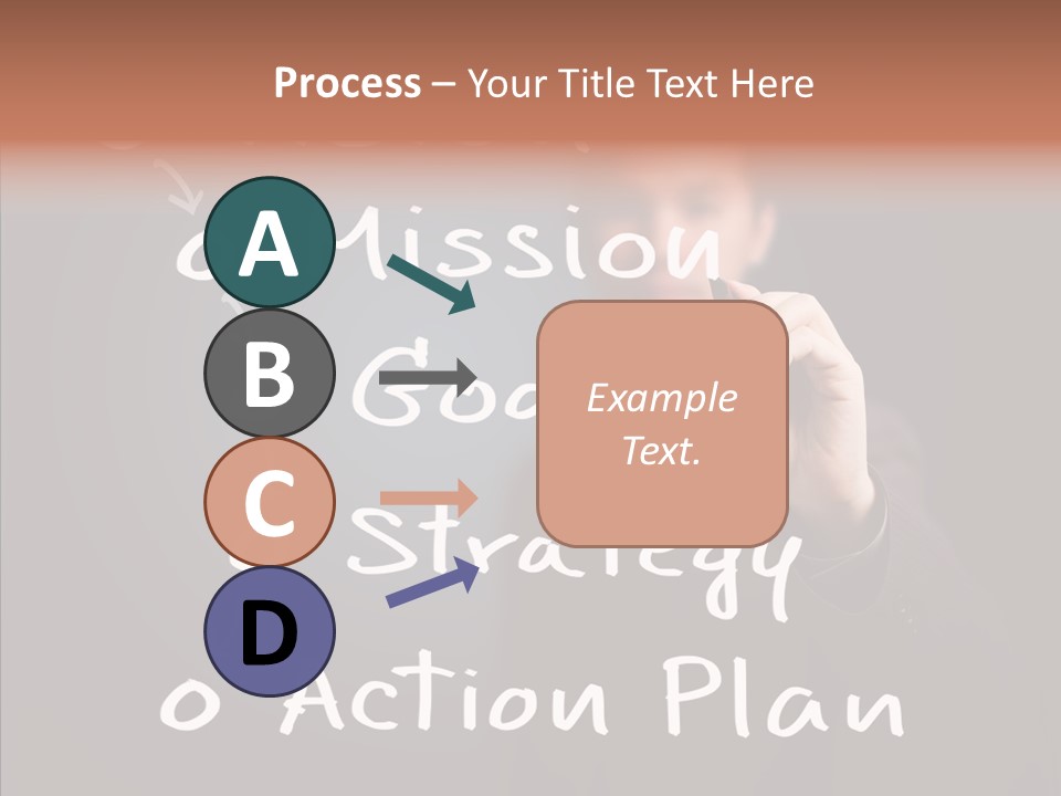 Label Character Solution PowerPoint Template