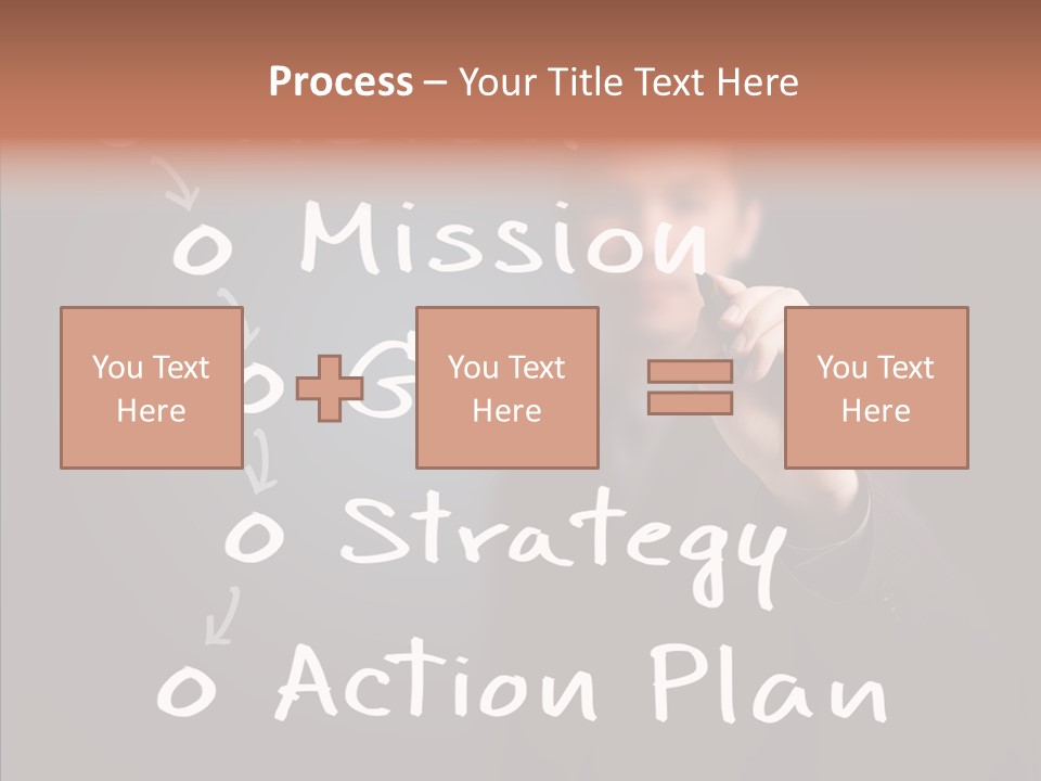 Label Character Solution PowerPoint Template