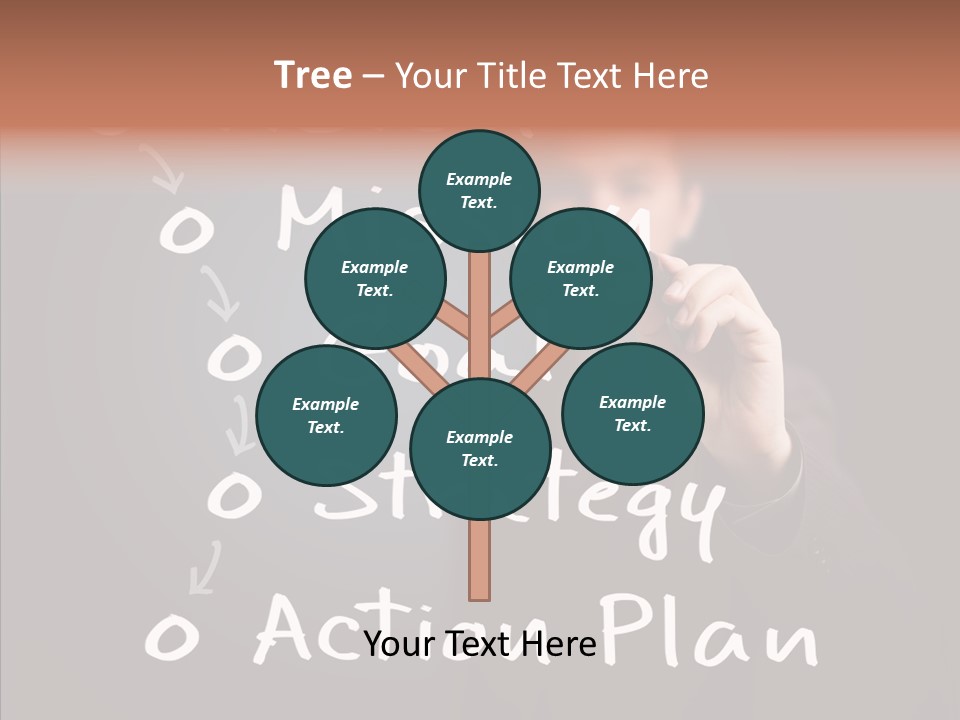 Label Character Solution PowerPoint Template