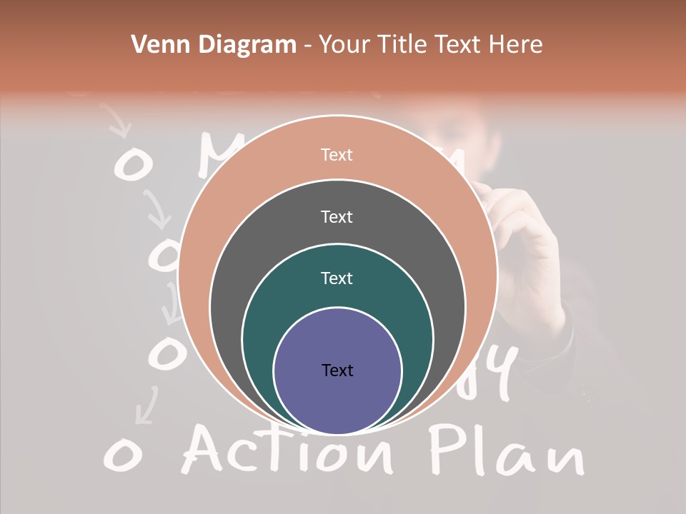 Label Character Solution PowerPoint Template
