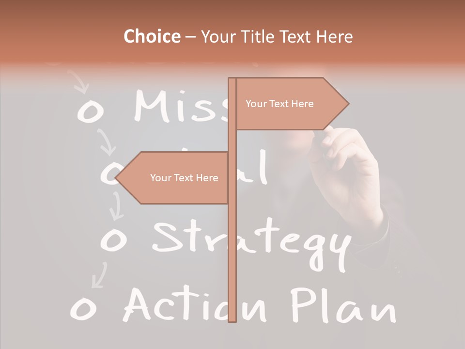 Label Character Solution PowerPoint Template