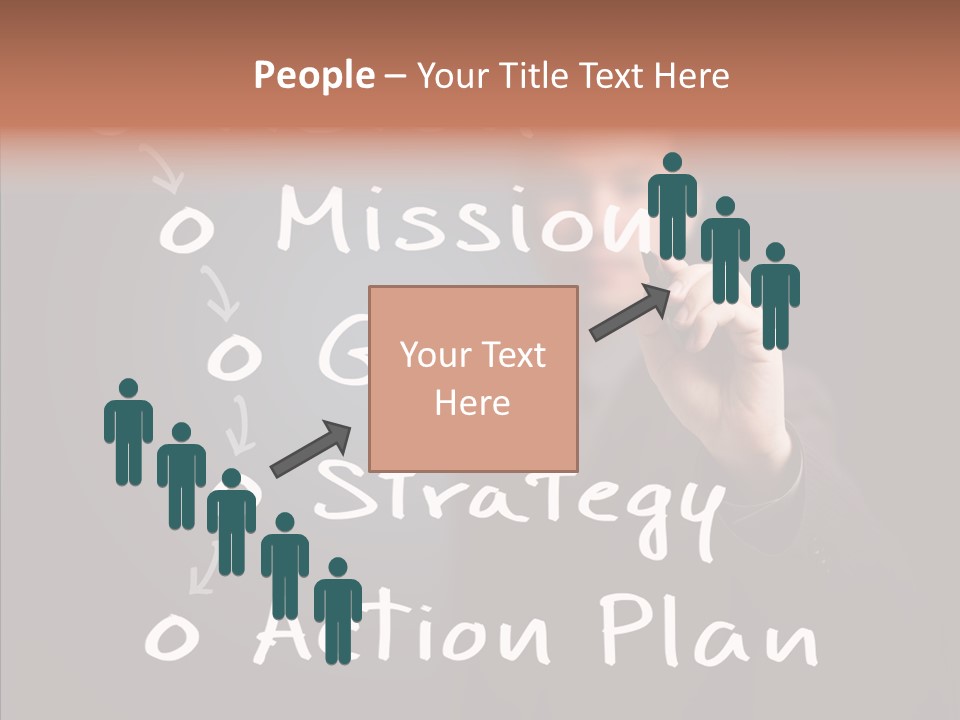 Label Character Solution PowerPoint Template