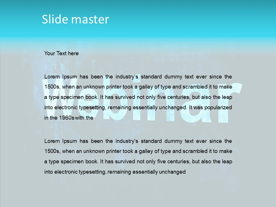 Monitor Background Equipment PowerPoint Template