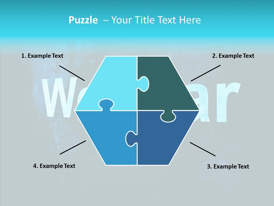 Monitor Background Equipment PowerPoint Template