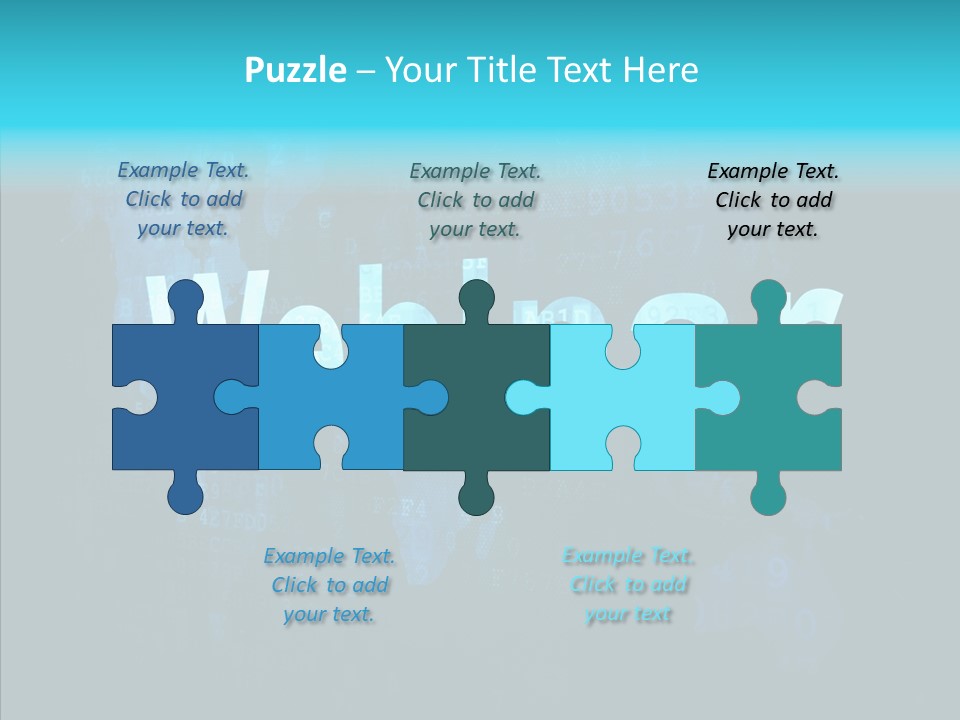 Monitor Background Equipment PowerPoint Template