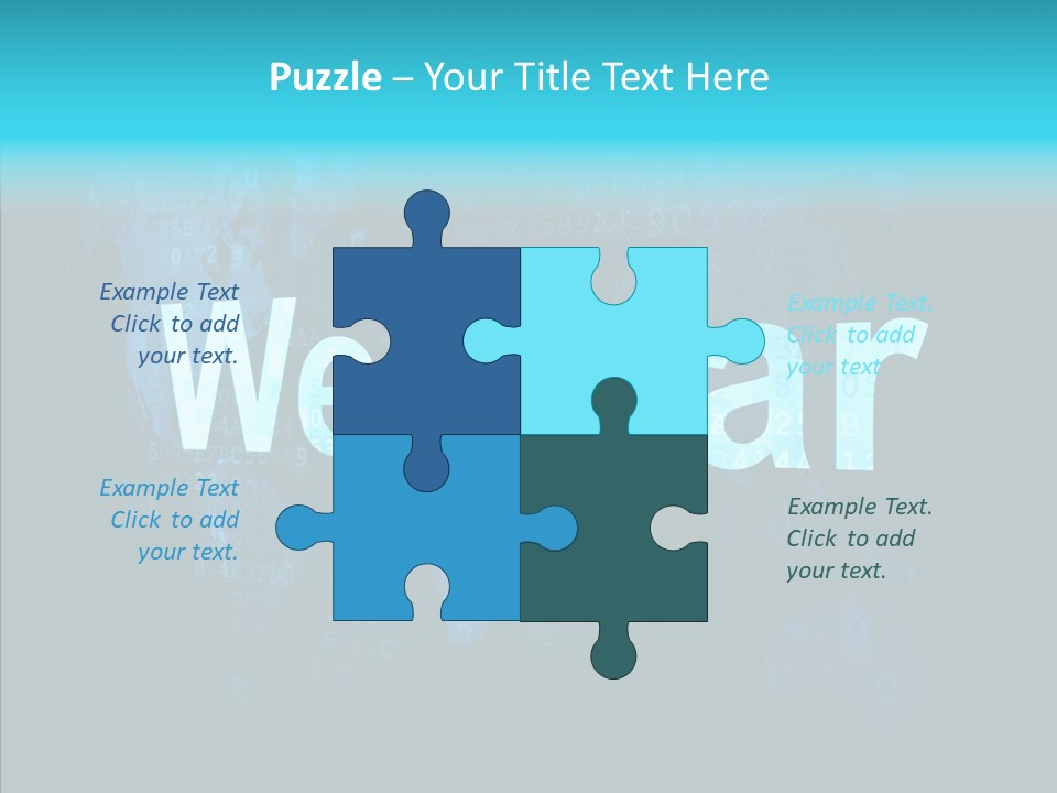 Monitor Background Equipment PowerPoint Template