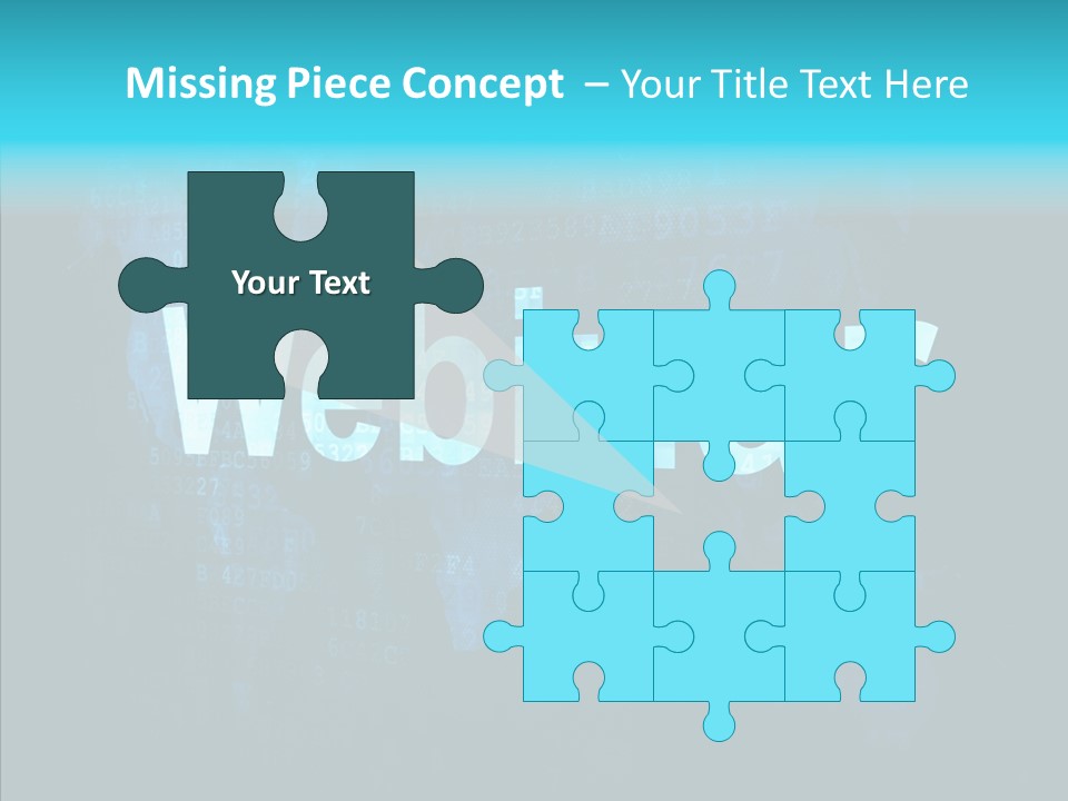 Monitor Background Equipment PowerPoint Template