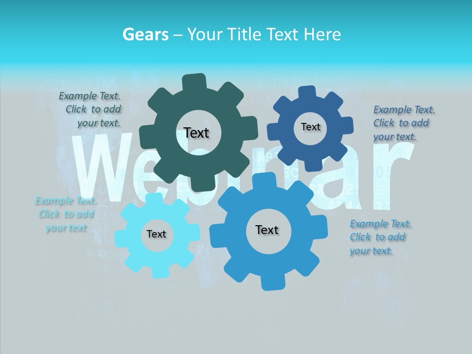Monitor Background Equipment PowerPoint Template