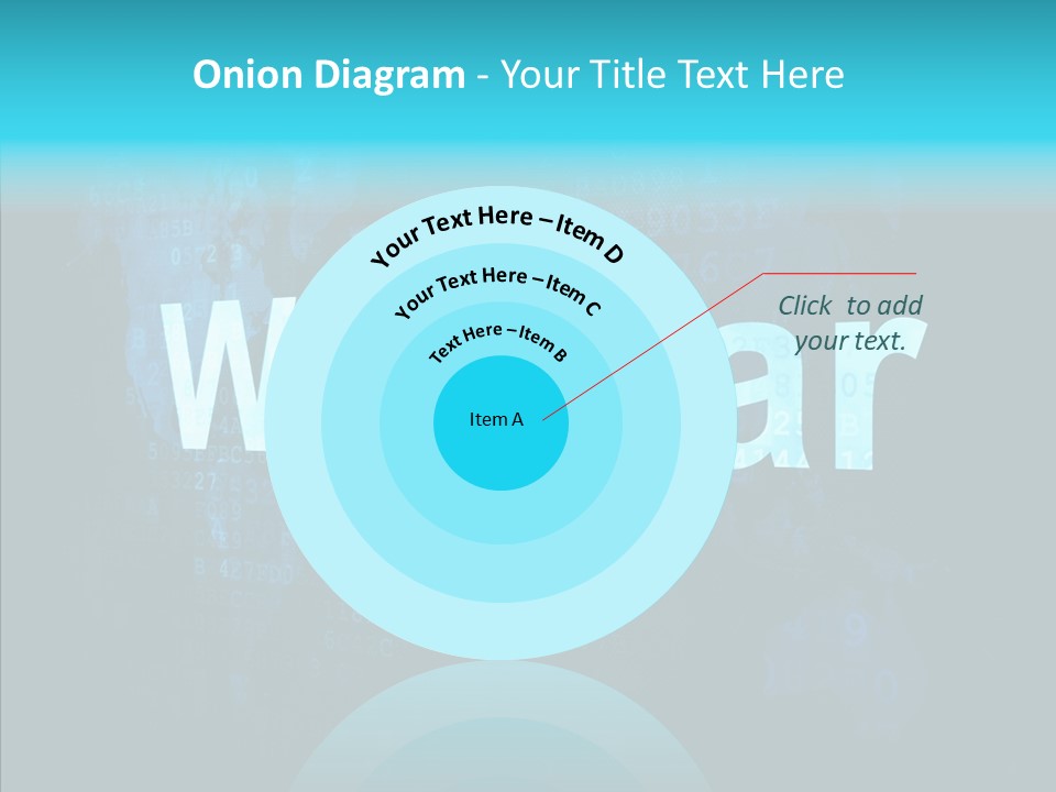 Monitor Background Equipment PowerPoint Template