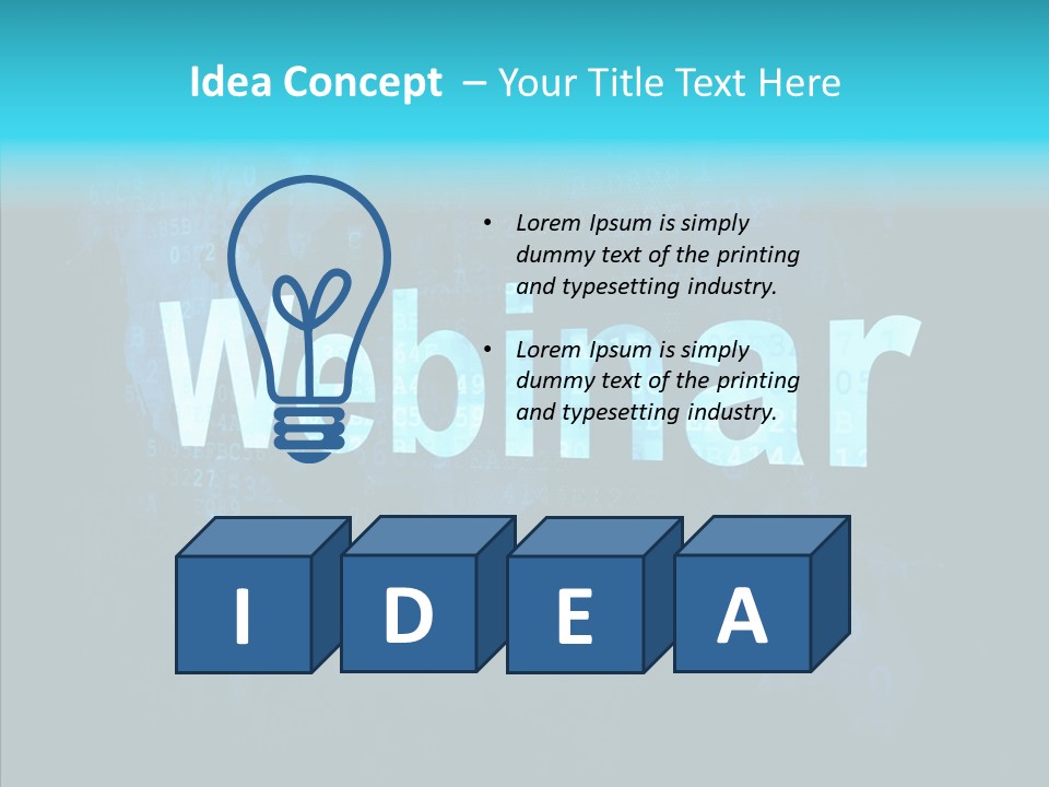 Monitor Background Equipment PowerPoint Template