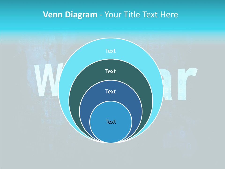 Monitor Background Equipment PowerPoint Template