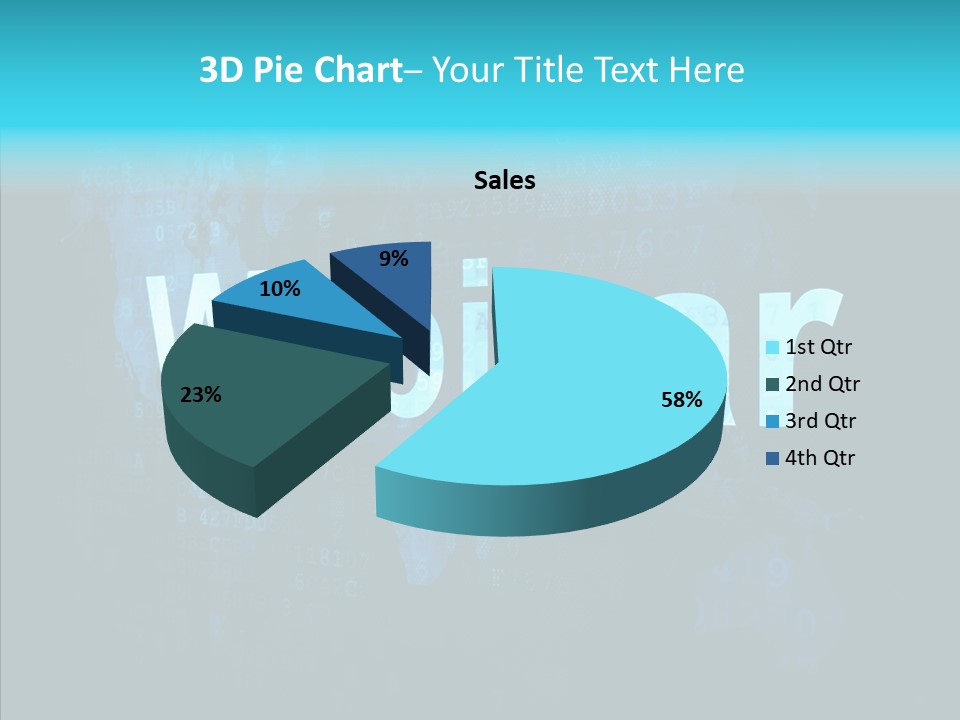 Monitor Background Equipment PowerPoint Template