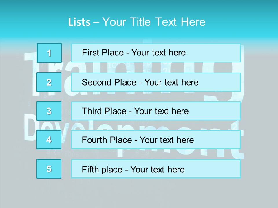 Lesson Concept Exam PowerPoint Template