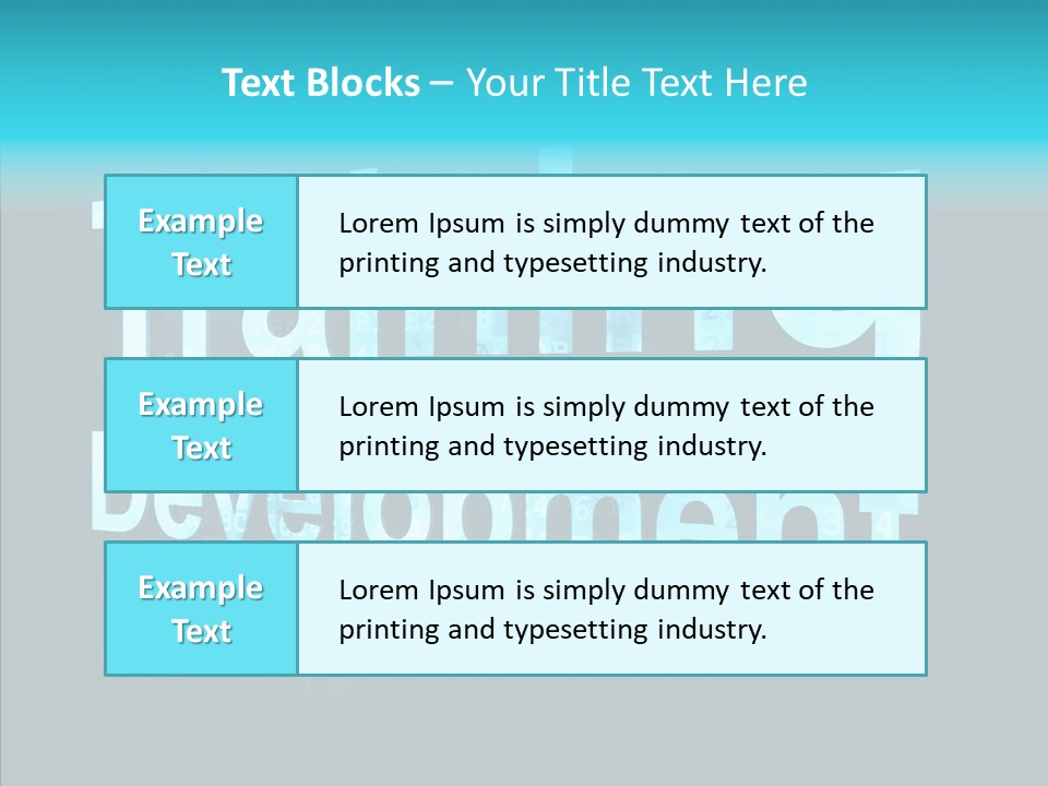 Lesson Concept Exam PowerPoint Template