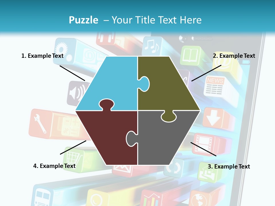 Isolated On White Telecommunications Communication PowerPoint Template