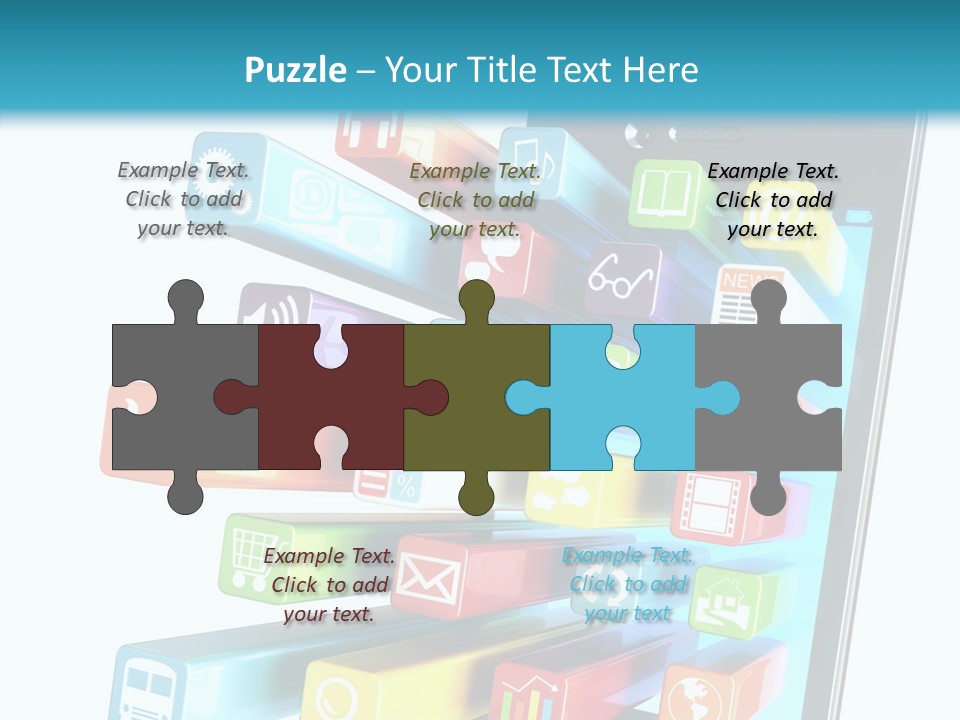 Isolated On White Telecommunications Communication PowerPoint Template