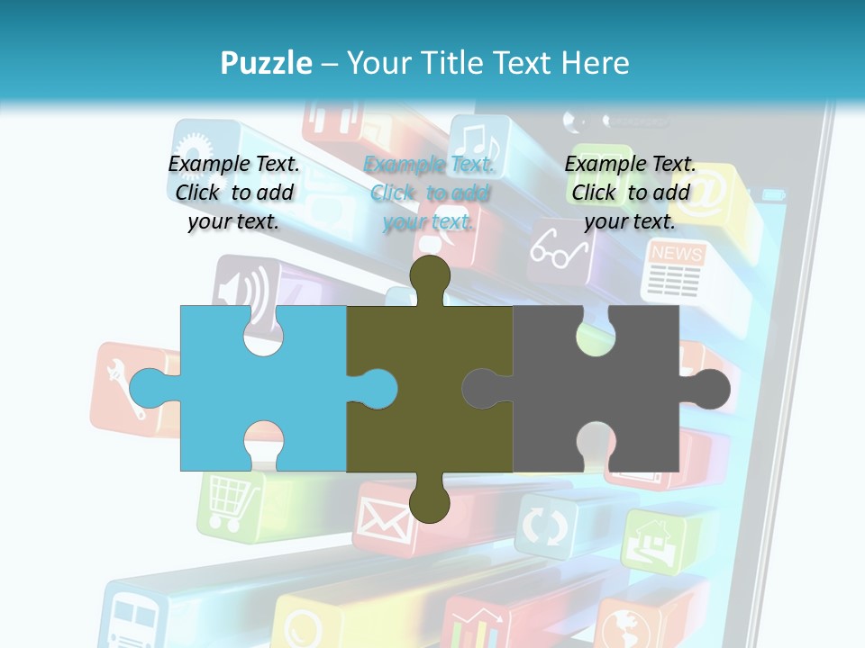 Isolated On White Telecommunications Communication PowerPoint Template