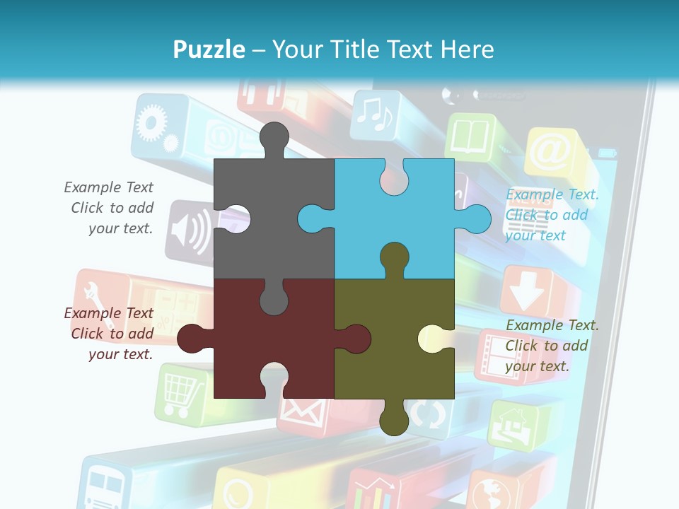 Isolated On White Telecommunications Communication PowerPoint Template