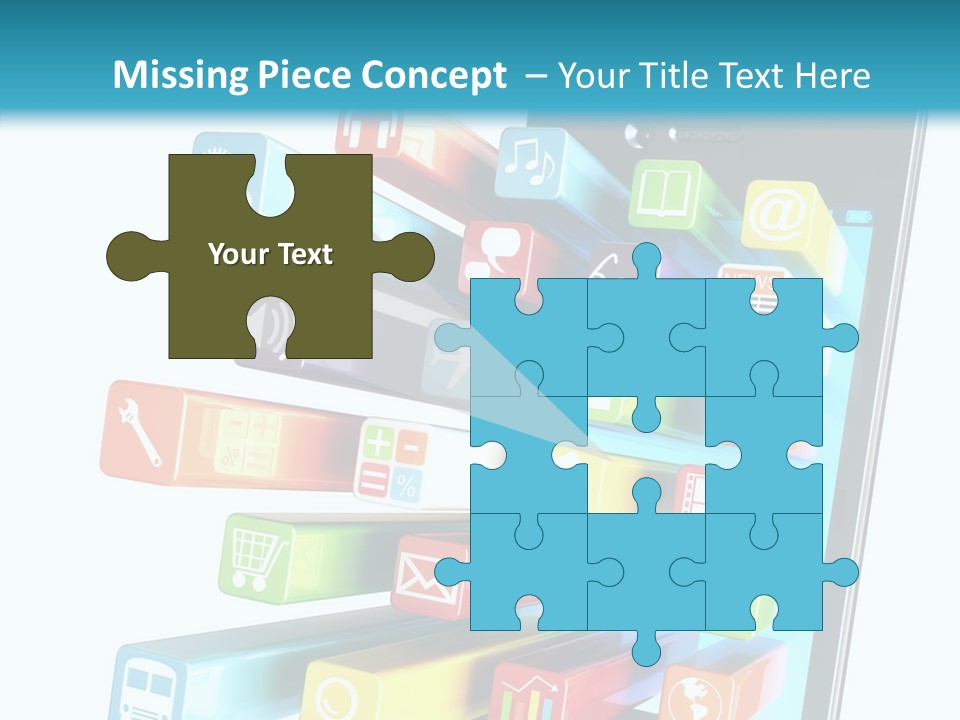 Isolated On White Telecommunications Communication PowerPoint Template