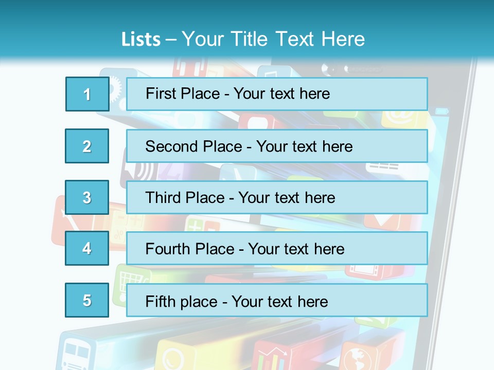 Isolated On White Telecommunications Communication PowerPoint Template