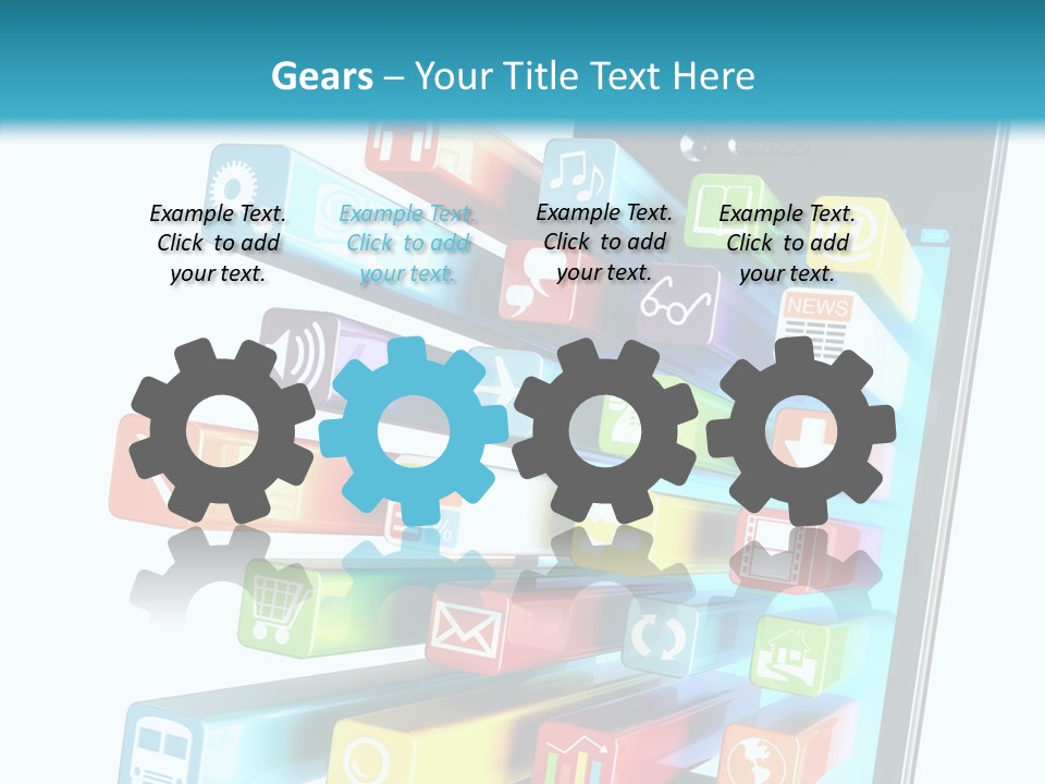 Isolated On White Telecommunications Communication PowerPoint Template