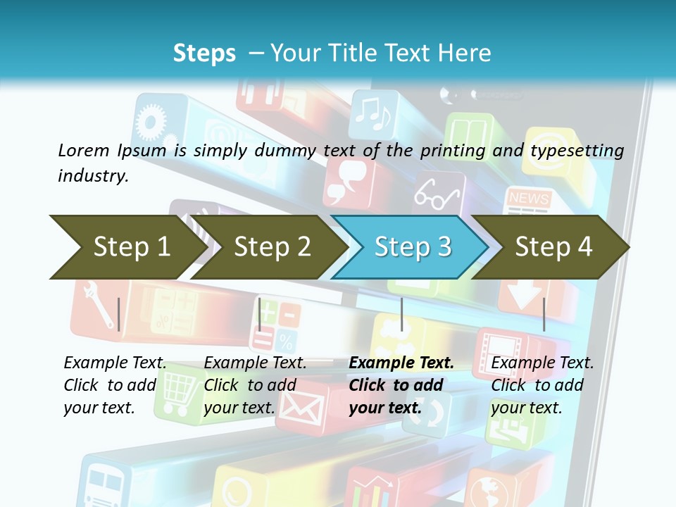 Isolated On White Telecommunications Communication PowerPoint Template