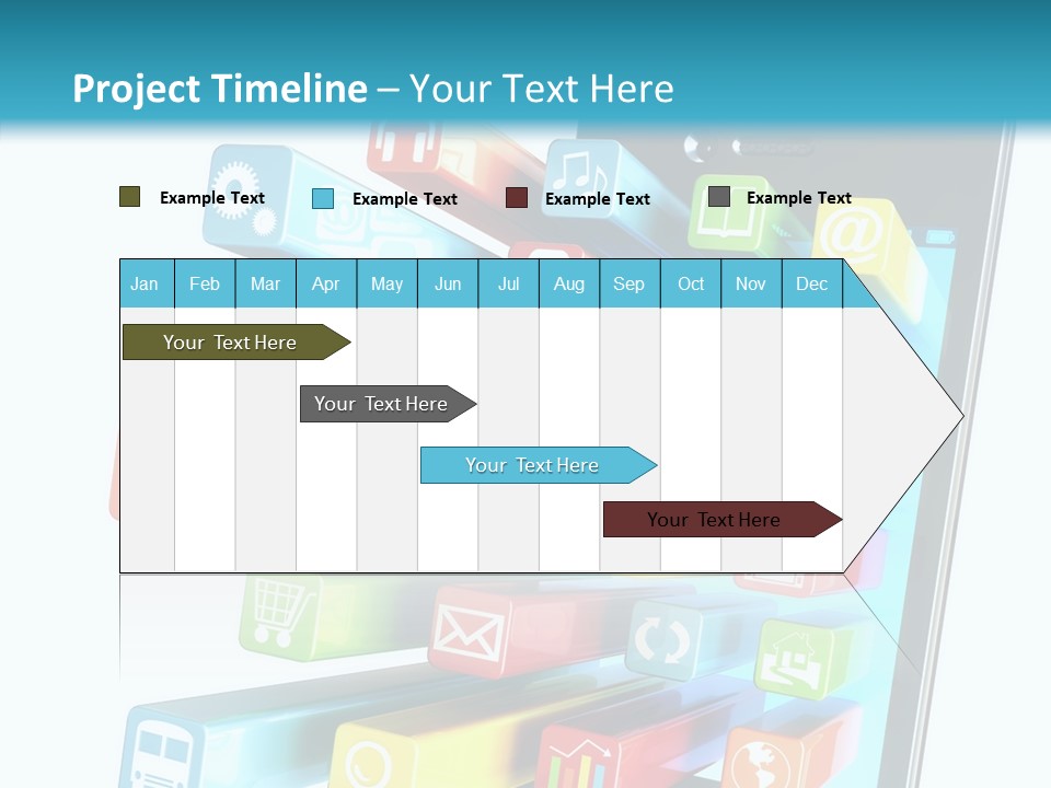 Isolated On White Telecommunications Communication PowerPoint Template