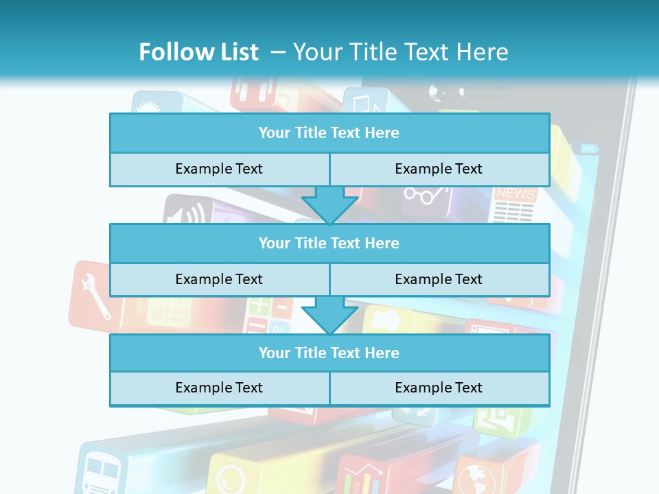 Isolated On White Telecommunications Communication PowerPoint Template