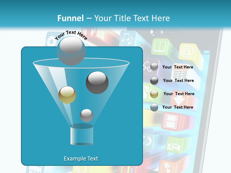 Isolated On White Telecommunications Communication PowerPoint Template