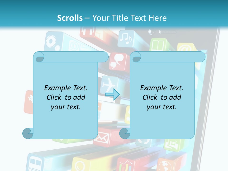 Isolated On White Telecommunications Communication PowerPoint Template
