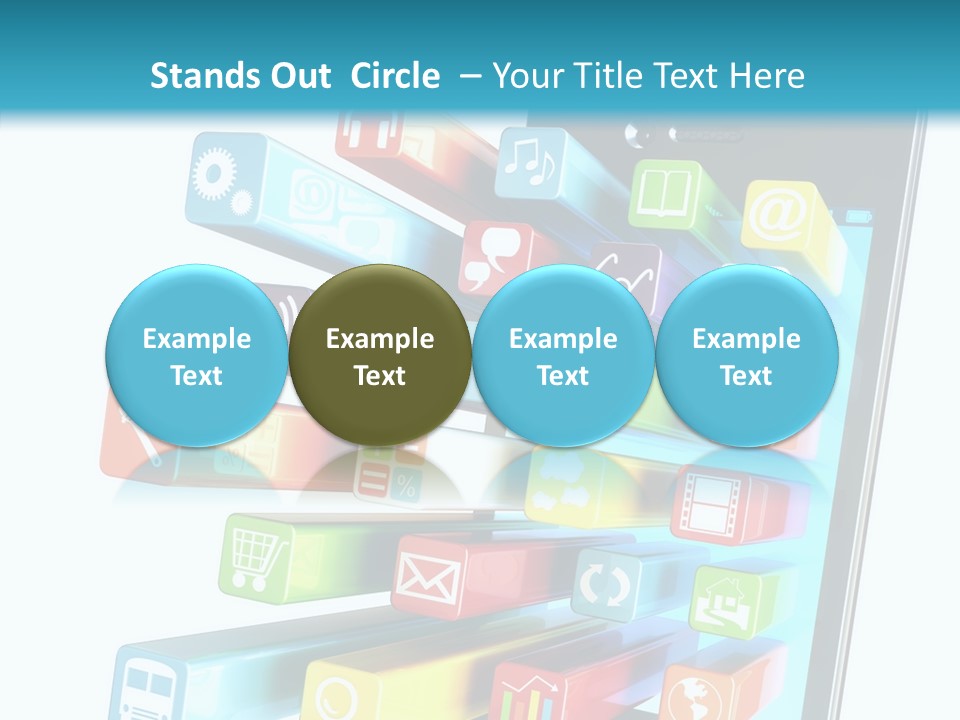 Isolated On White Telecommunications Communication PowerPoint Template