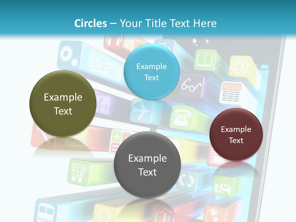 Isolated On White Telecommunications Communication PowerPoint Template