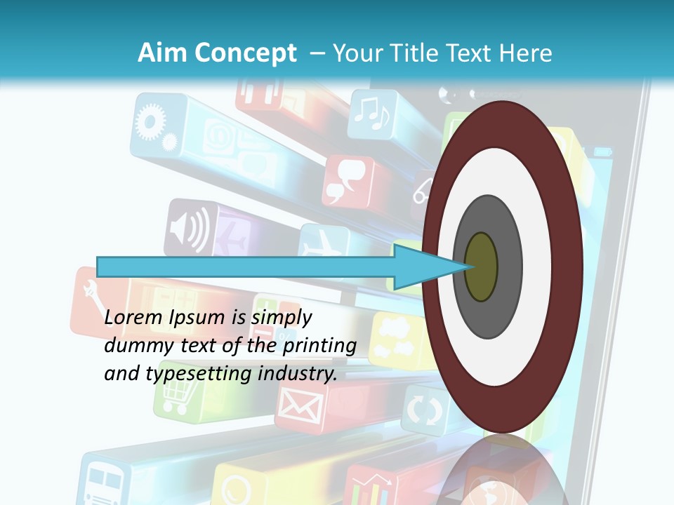 Isolated On White Telecommunications Communication PowerPoint Template