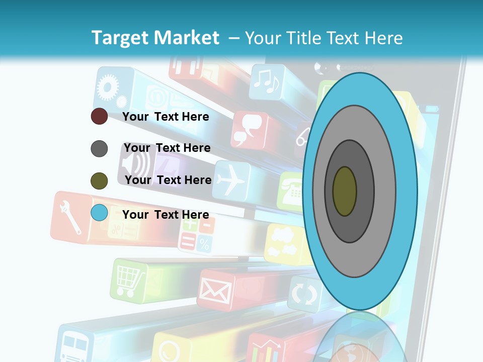 Isolated On White Telecommunications Communication PowerPoint Template