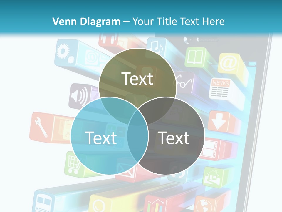 Isolated On White Telecommunications Communication PowerPoint Template