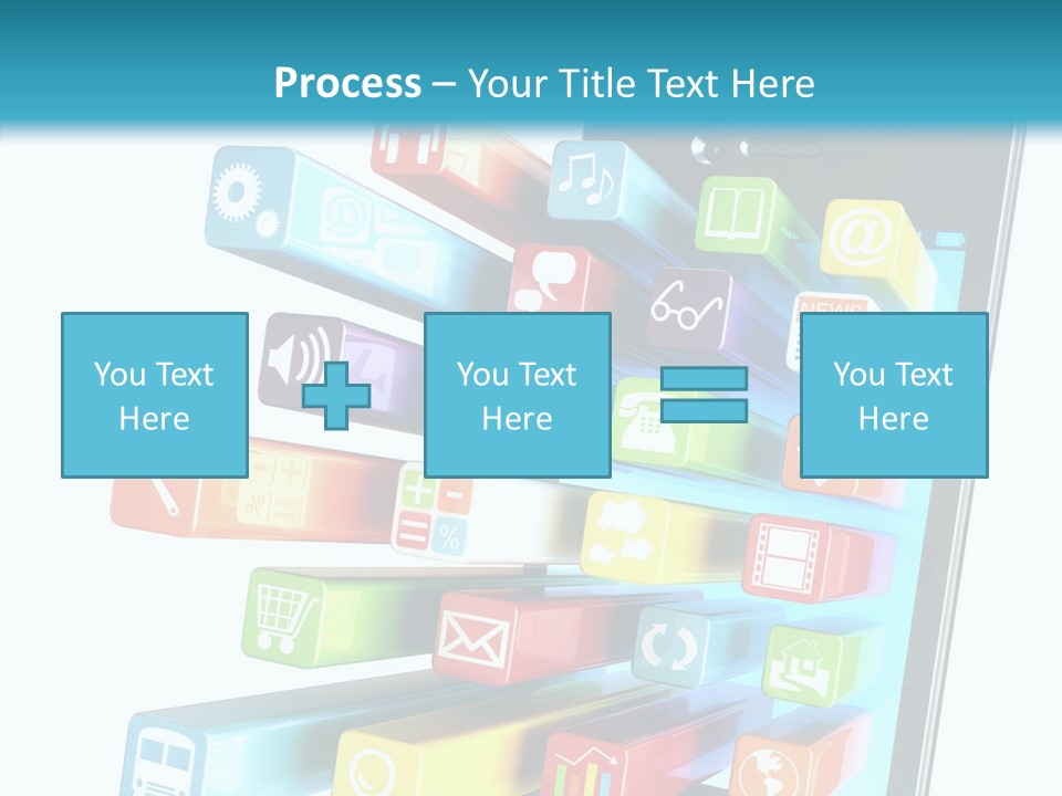 Isolated On White Telecommunications Communication PowerPoint Template