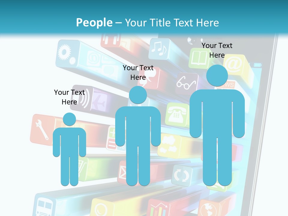 Isolated On White Telecommunications Communication PowerPoint Template