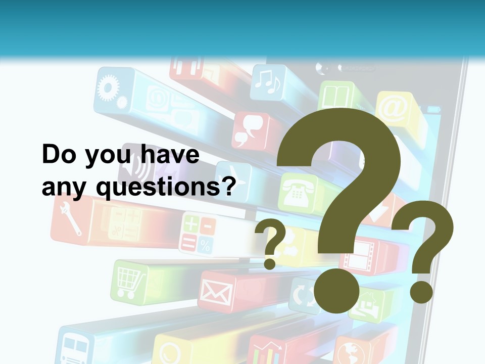 Isolated On White Telecommunications Communication PowerPoint Template