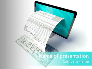 Income Tax Transmission PowerPoint Template