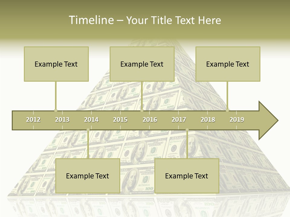 Symbol Financial Strength PowerPoint Template