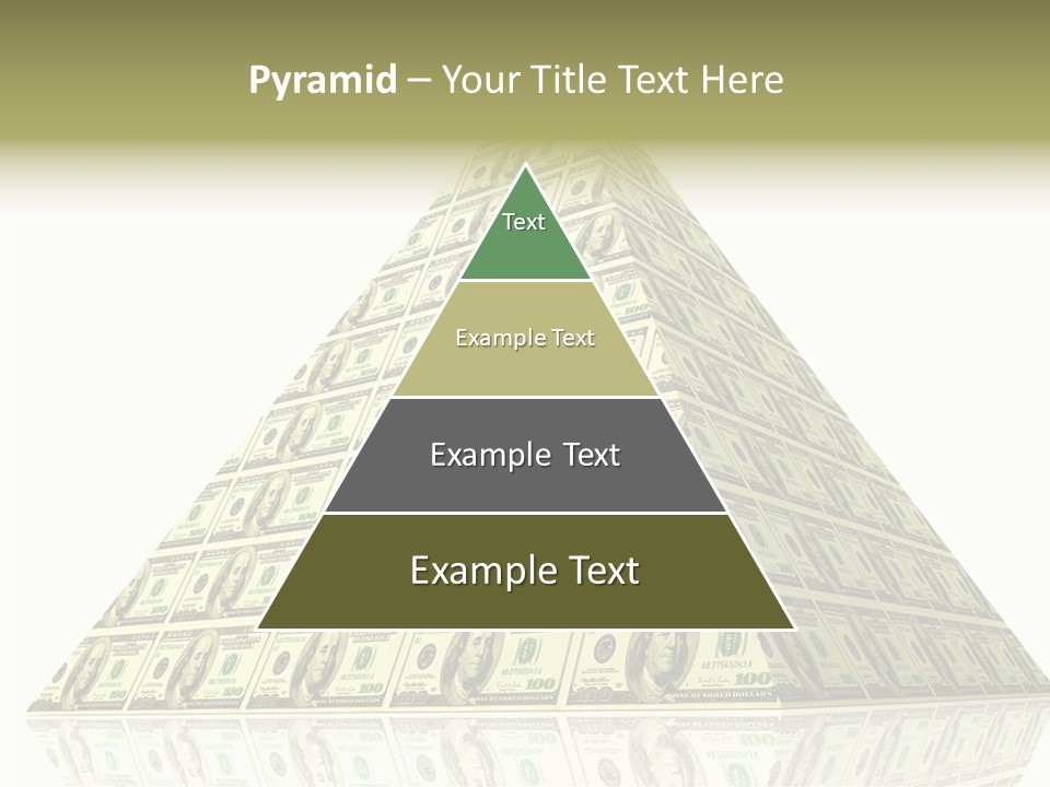 Symbol Financial Strength PowerPoint Template