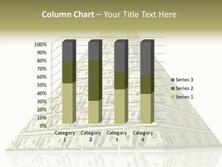 Symbol Financial Strength PowerPoint Template