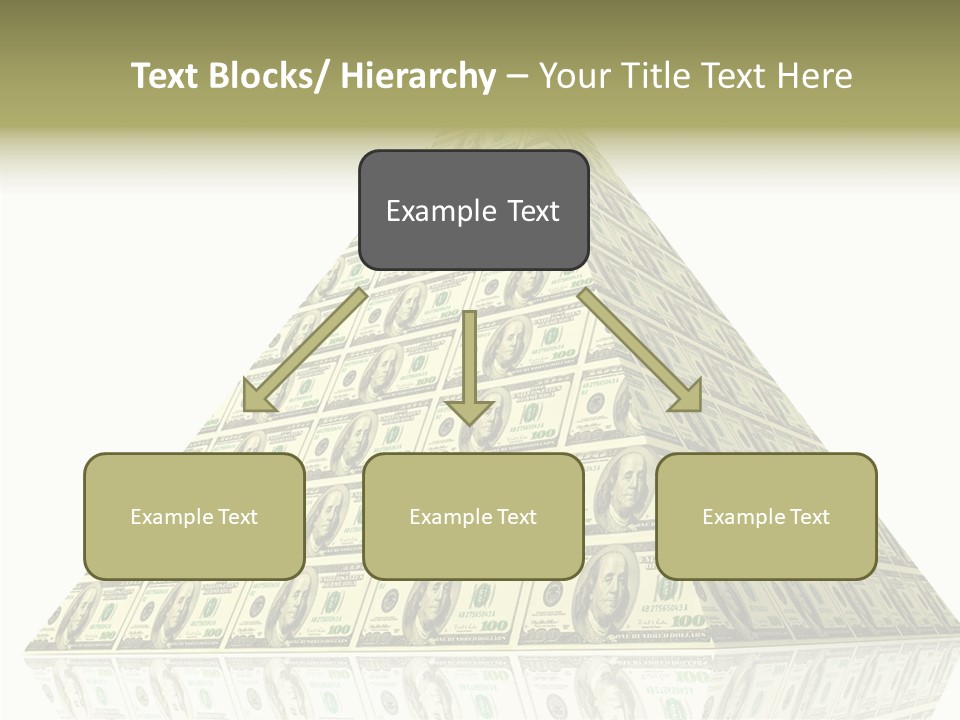 Symbol Financial Strength PowerPoint Template