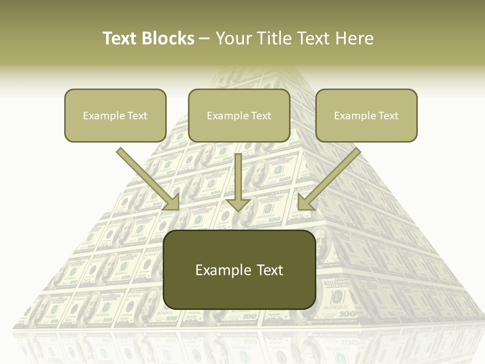 Symbol Financial Strength PowerPoint Template