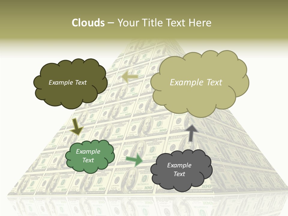 Symbol Financial Strength PowerPoint Template