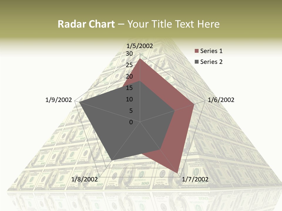 Symbol Financial Strength PowerPoint Template