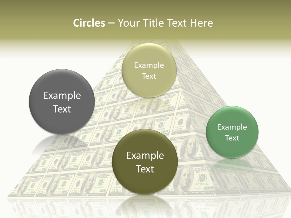 Symbol Financial Strength PowerPoint Template