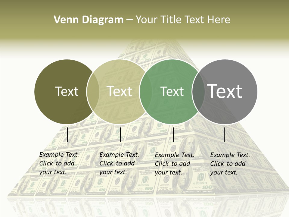 Symbol Financial Strength PowerPoint Template