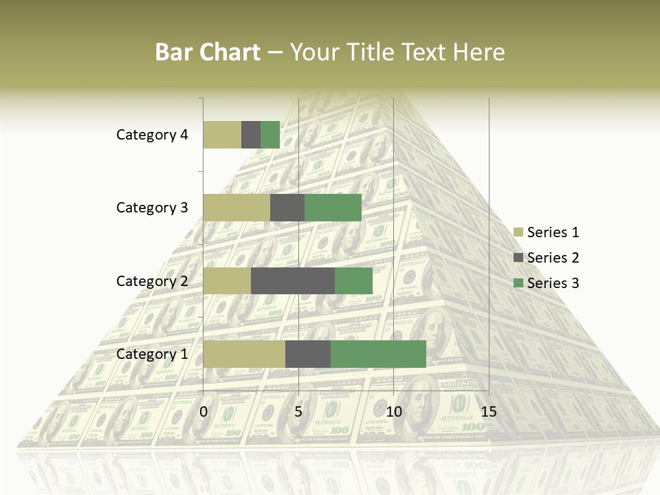 Symbol Financial Strength PowerPoint Template
